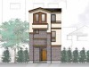 ３階建ての外観