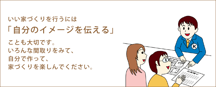 いい家づくりは自分のイメージを伝えること