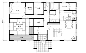 39坪の間取り