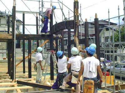 建て方工事（その１）