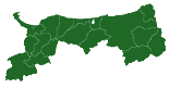 鳥取県の地図